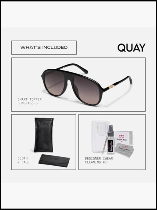 Aviator Sunglasses + Accessory Eyewear Kit Bundle main image 6